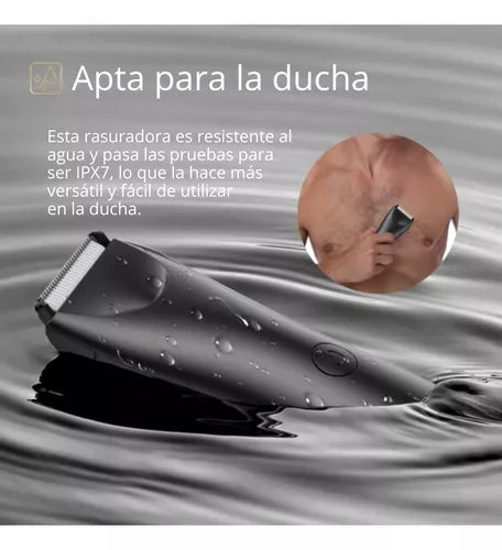 Afeitadora Impermeable para corte preciso y sin Irritaciones