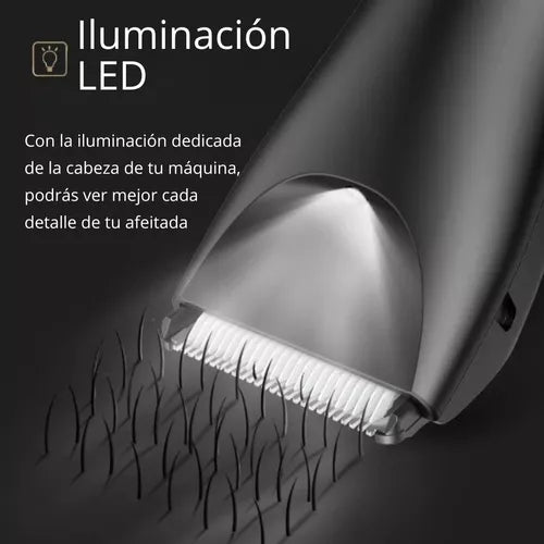 Afeitadora Impermeable para corte preciso y sin Irritaciones